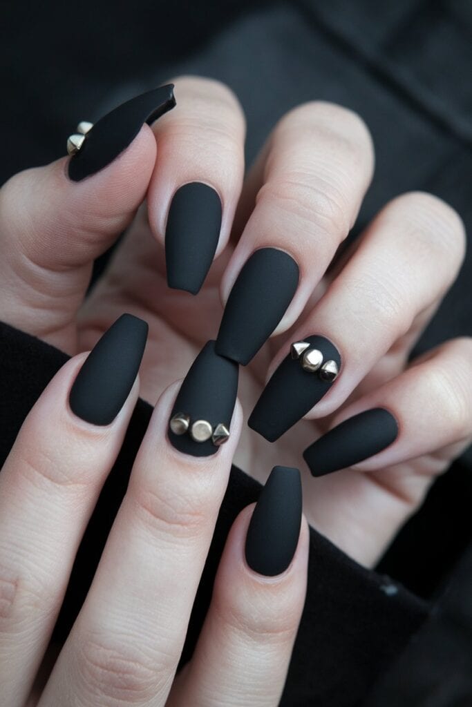 30 Black Nail Designs - Nail the Glam