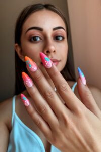 20 Bright Summer Nail Designs - Nail the Glam