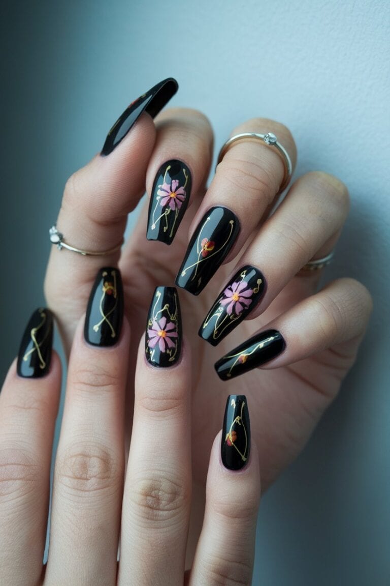 20 Coffin Nail Designs - Nail the Glam