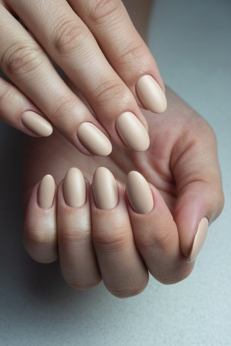 25 Nude Natural Nail Designs Nail the Glam