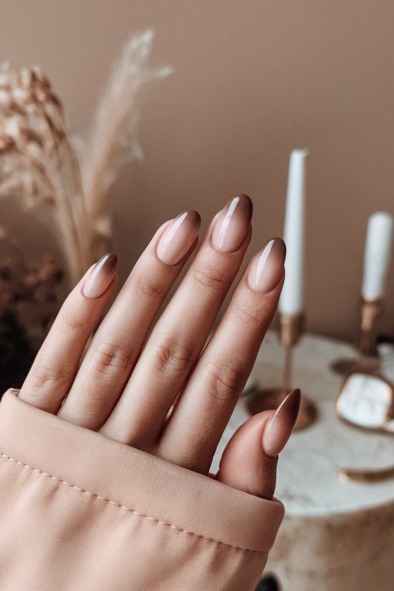 25 Nude Natural Nail Designs - Nail the Glam