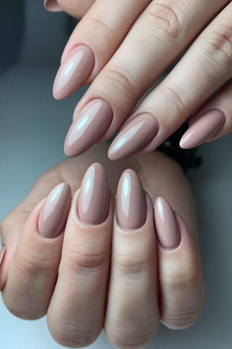 25 Nude Natural Nail Designs Nail the Glam