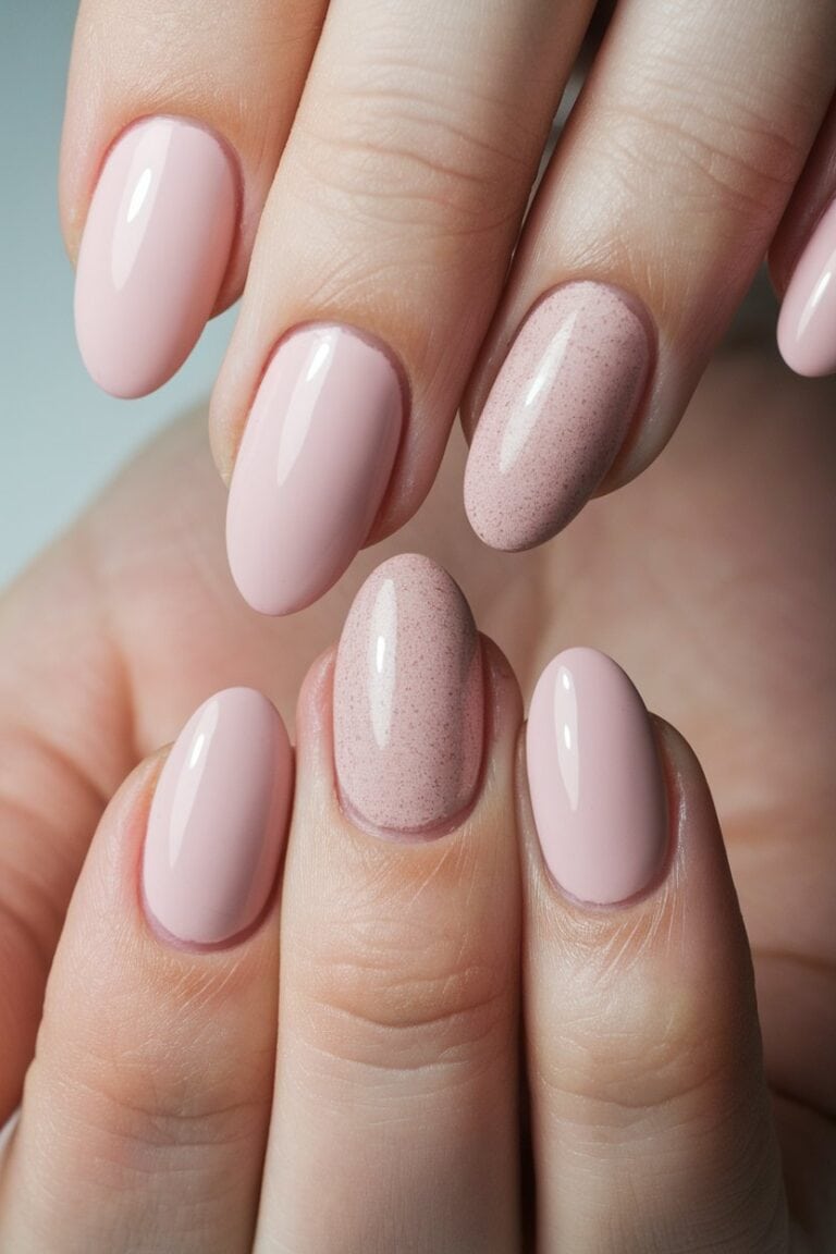 25 Nude Natural Nail Designs Nail the Glam