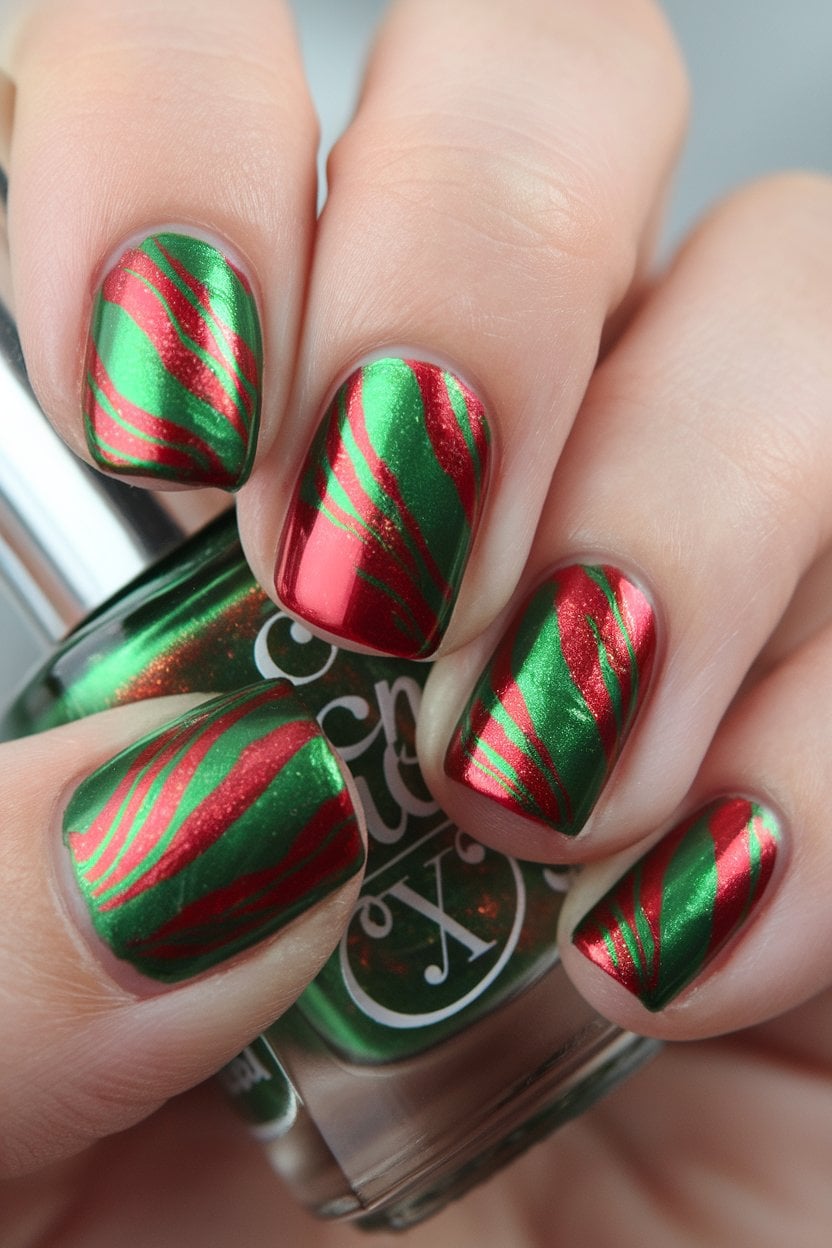 20 Red Green Christmas Nail Designs Nail The Glam