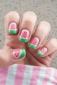 20 Short Nail Ideas for Summer - Nail the Glam