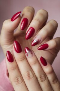 25 Almond Valentine' Day Nail Designs - Nail the Glam