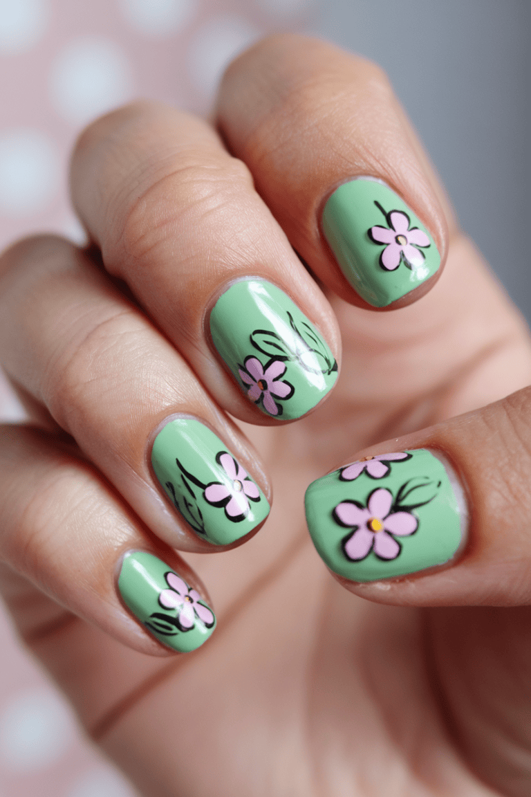 28 Cute Spring Nail Designs - Nail the Glam