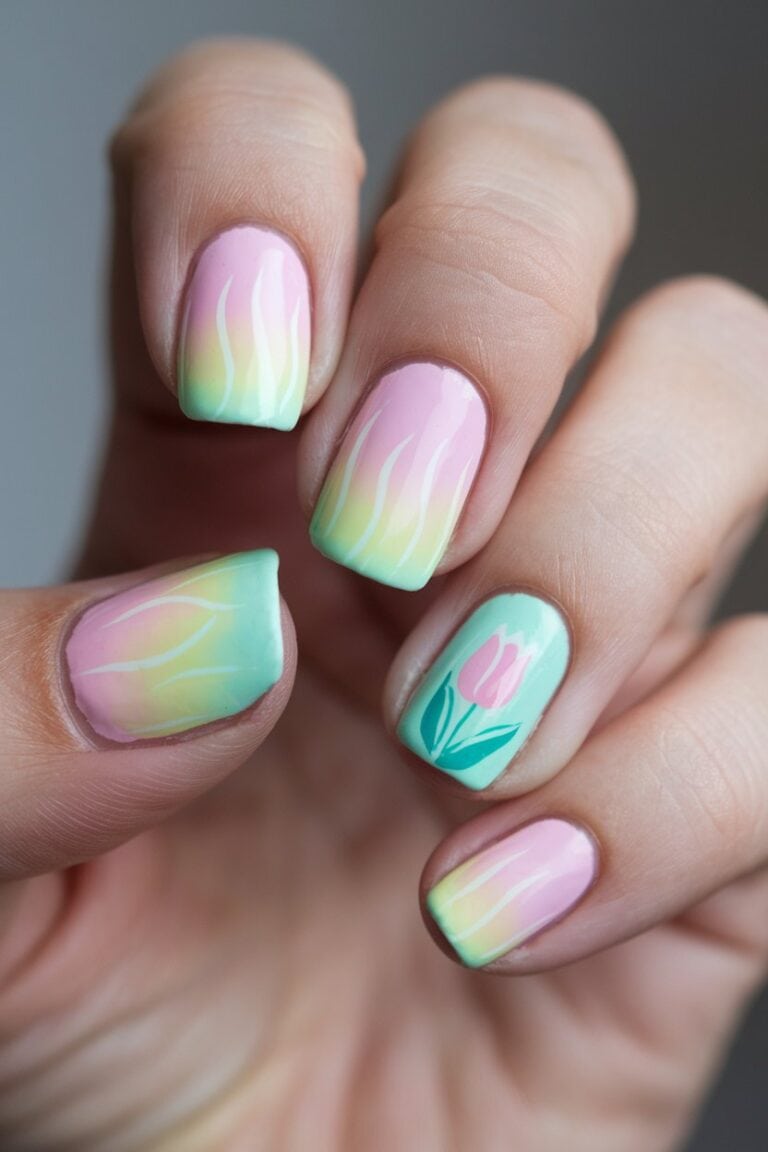 28 Cute Spring Nail Designs - Nail the Glam