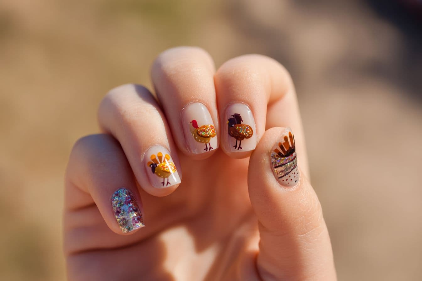 Thanksgiving Nail Design Ideas