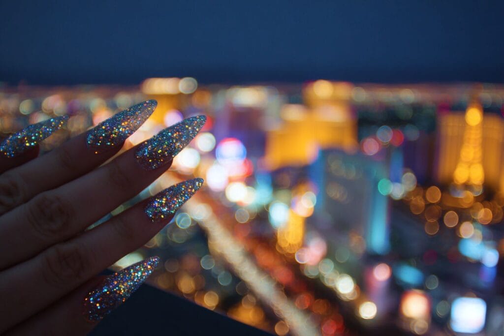 Vegas Inspired Nail Design Ideas