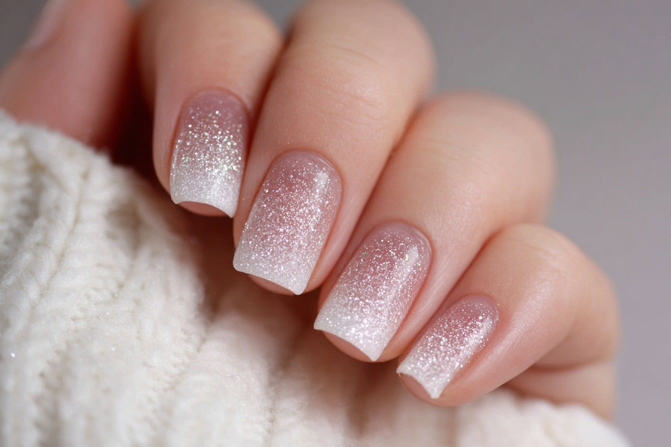 Square Winter Nail Ideas
